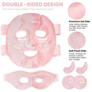 Cooling Gel Eye Mask for Dark Circles & Relaxation