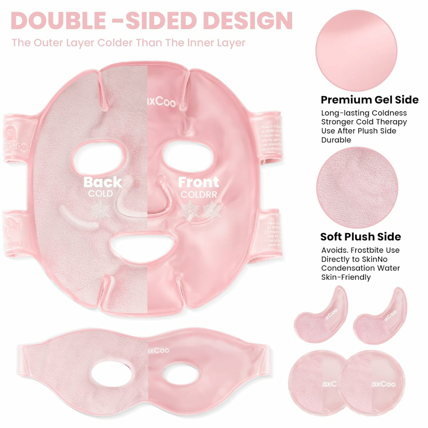 Cooling Gel Eye Mask for Dark Circles & Relaxation