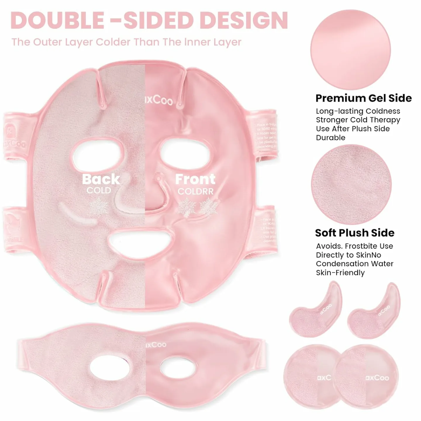 Cooling Gel Eye Mask for Dark Circles & Relaxation