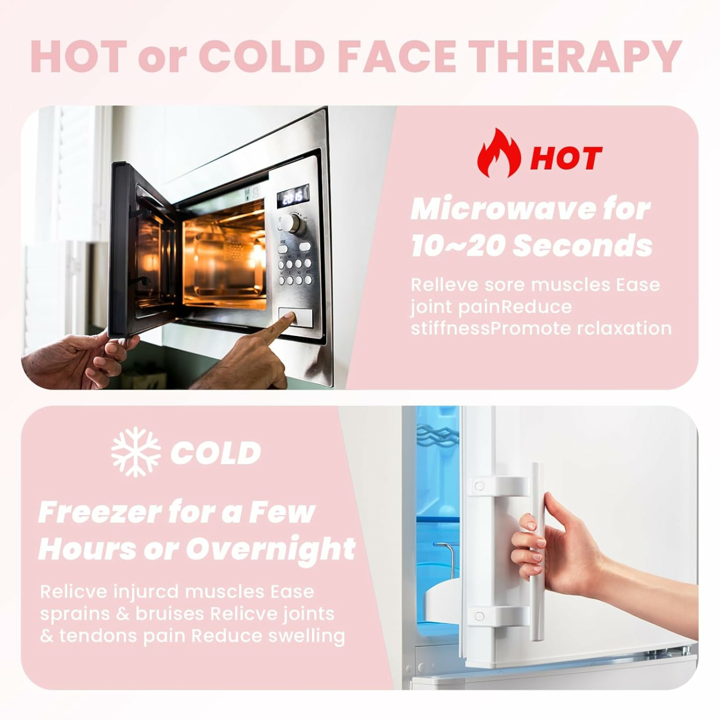 Cooling Gel Eye Mask for Dark Circles & Relaxation