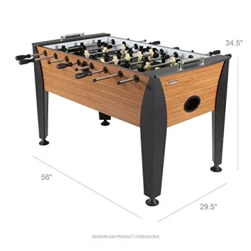Atomic Pro Force 56" Foosball Table Heavy-Duty Legs Ball Return