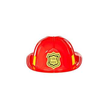 Leg Avenue Women's Fireman's hat, Red, One Size
