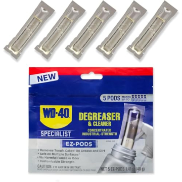 WD-40 Specialist EZ-PODS - Customizable, Multi-Surface Degreaser Solution - 1-Pack of 5