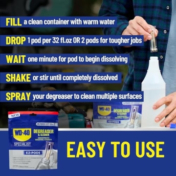 WD-40 EZ-PODS Degreaser Cleaner - 1-Pack for Multi-Surface Cleaning