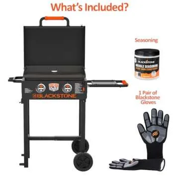 22 inch Blackstone Griddle - Portable Gas Grill for BBQs