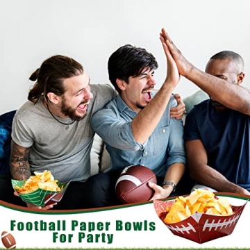 Cunhill Football Square Party Bowls - Eco-Friendly Fun