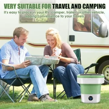 Portable 12L Mini Washing Machine for Travel and Camping