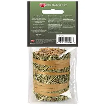 Kaytee Field+Forest Mini Hay Bale with Apple - Natural Foraging Delight