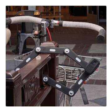 ABUS 551604 Bordo GRANIT X Plus 6500/85cm (33.46 in) black - Folding lock, Bike lock, Security level 15, 85cm/5.5mm (55160)