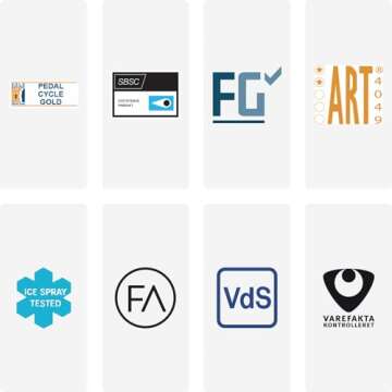 ABUS 551604 Bordo GRANIT X Plus 6500/85cm (33.46 in) black - Folding lock, Bike lock, Security level 15, 85cm/5.5mm (55160)