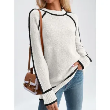 LILLUSORY Women's Chunky Oversized Sweater - Cozy Style