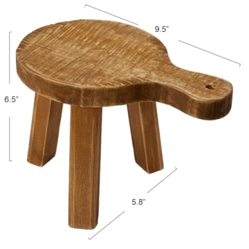 Sustainable Fir Wood Pedestal Riser for Elegant Home Decor