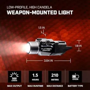 Streamlight 69441 TLR RM 1 Tactical Light with 500 Lumens