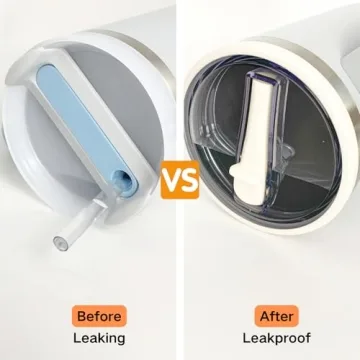 Tumbler Flip Straw Lid Replacement - 2 Pack