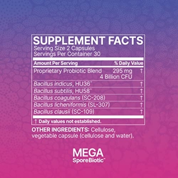 MegaSporeBiotic Probiotics - Shelf Stable Digestive Support