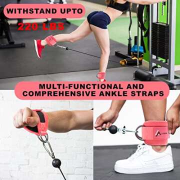 Legend Legacy Adjustable Ankle Straps for Cable Machines