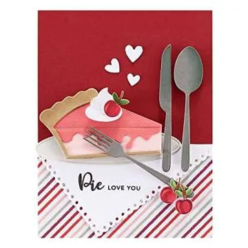 Spellbinders Etched Dies by Tina Smith - Pie Design