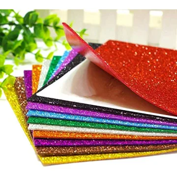 Glitter Foam Craft Sheets for Creative DIY Projects and Decor