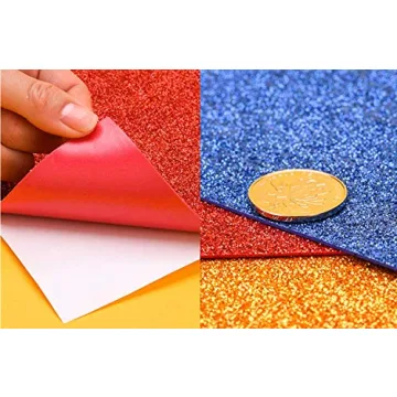 Glitter Foam Craft Sheets for Creative DIY Projects and Decor