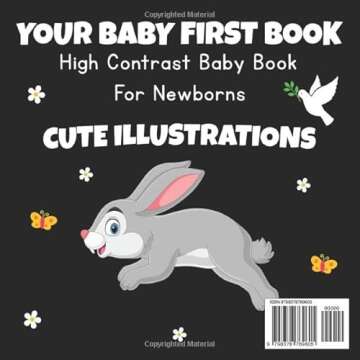 High Contrast Baby Book for Infants - My First Easter