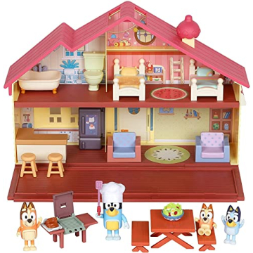 Bluey Mega Bundle Home BBQ Playset & 4 Figures