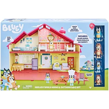 Bluey Mega Bundle Home BBQ Playset & 4 Figures