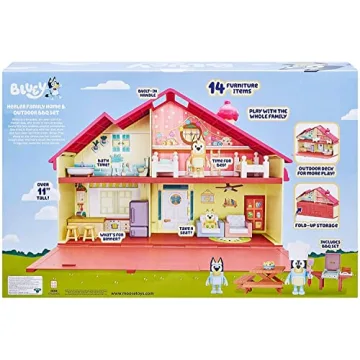 Bluey Mega Bundle Home BBQ Playset & 4 Figures