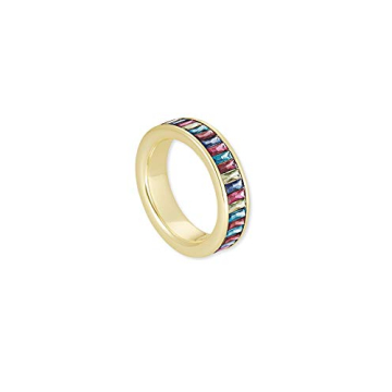 Kendra Scott Gold Band Ring in Multi Crystal for Elegance