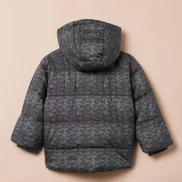 Amazon Essentials Toddler Boys' Puffer Jacket Heavyweight Hooded