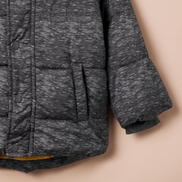 Amazon Essentials Toddler Boys' Puffer Jacket Heavyweight Hooded