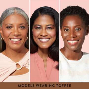 LAURA GELLER NEW YORK Baked Balance-N-Glow Illuminating Foundation - Toffee - Buildable Sheer to Lig...