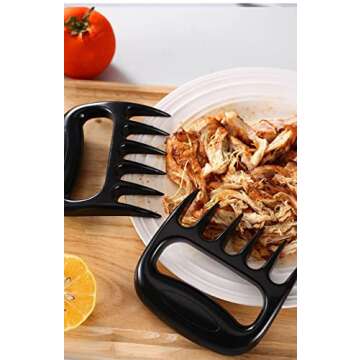 Meat SHREDZ - BBQ Shredder, Best Gifts for Foodies Men, Gadgets Under 15, Meat Claws Meat Shredder, ...