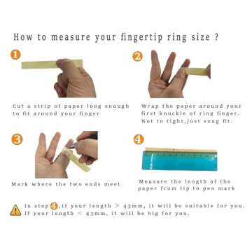 Bestga 10 Pcs Gothic Halloween Claws Fake Nails Set