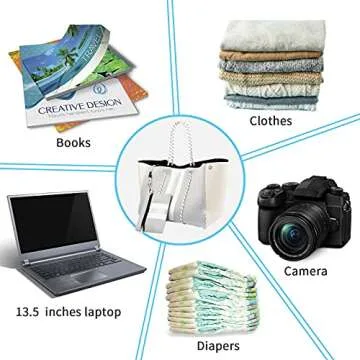 IBEE Large Neoprene Tote Bag for Women - Stylish and Functional