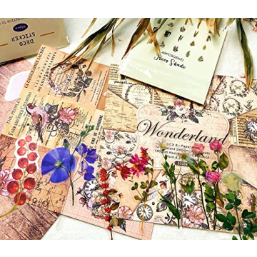 Milcraft Vintage Journaling Stickers 240Pcs Aesthetic Art