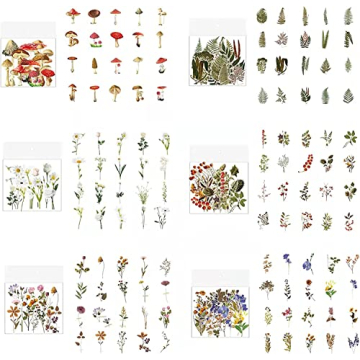 Milcraft Vintage Journaling Stickers 240Pcs Aesthetic Art