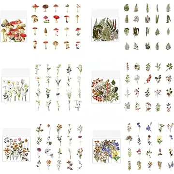 Milcraft Vintage Journaling Stickers 240Pcs Aesthetic Art