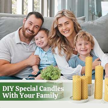 YASNAY Yellow Beeswax Pellets 2LB, 100% Organic Beeswax, Beeswax for Candle Making, Body, Skin Care DIY, Lip Balm and Soap Making Supplies