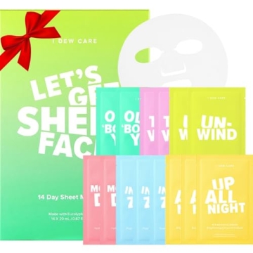I DEW CARE Korean Glass Skin Sheet Mask 14 Variety Pack | Face Mask Pack For Perfect Skin Care Routi...