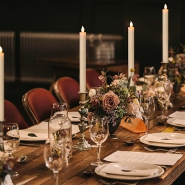 DRomance Flameless Taper Candles with Remote & Timer