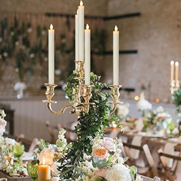 DRomance Flameless Taper Candles with Remote & Timer