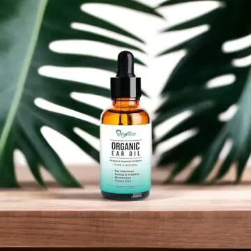 Natural Mullein Ear Wax Removal Oil & Cleaner with Garlic | Pain & Earache Drops | Earwax Softener, Moisturizer & Allergy Soothing | Tinnitus, Itching, Ringing, Infections & Clogged Ears