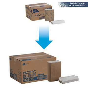 Georgia-Pacific Pacific Blue Basic C-Fold Paper Towels - 2400 Towels, Eco-friendly Option