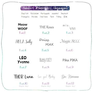 Cats Dogs ID Tags Personalized Lovely Symbols Pets Collar Name Accessories Simple Custom Engraved Products for Extra Small Four Legged Child Necklace Chain Anti-Lost Shiny Stainless Steel Charm