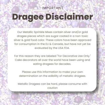 Perfectly Purple Sprinkle Mix| Made in USA By Sprinkle Pop| Monochromatic Mix of Rich Purples| Purple White Sprinkles For Decorating Valentine’s Day Bridal Shower Birthday Cakes Cookies Cupcakes, 2oz