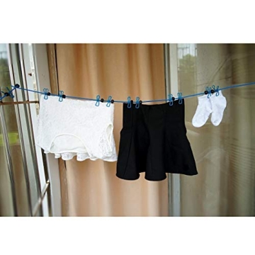 HAWATOUR Portable Stainless Steel Travel Clothesline