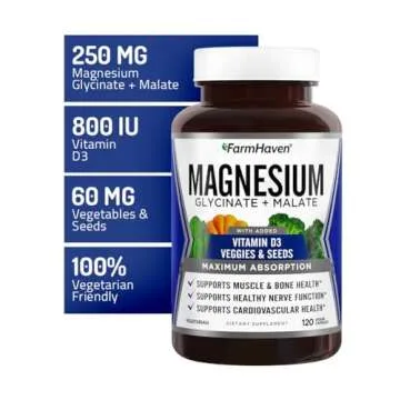 FarmHaven Magnesium Complex with Vitamin D3 - 240 Capsules
