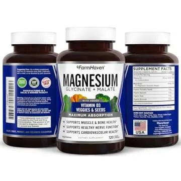 FarmHaven Magnesium Complex with Vitamin D3 - 240 Capsules