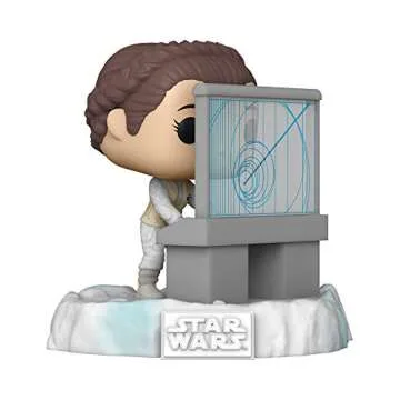 POP Funko Deluxe Star Wars: Battle at Echo Base Series - Princess Leia, Amazon Exclusive, Figure 5 o...