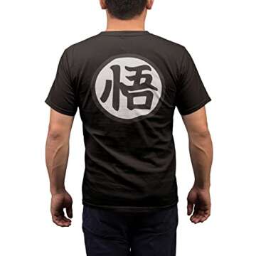 ALLNTRENDS Adult T Shirt Training Symbol Trendy Shirt Popular (M, Black)